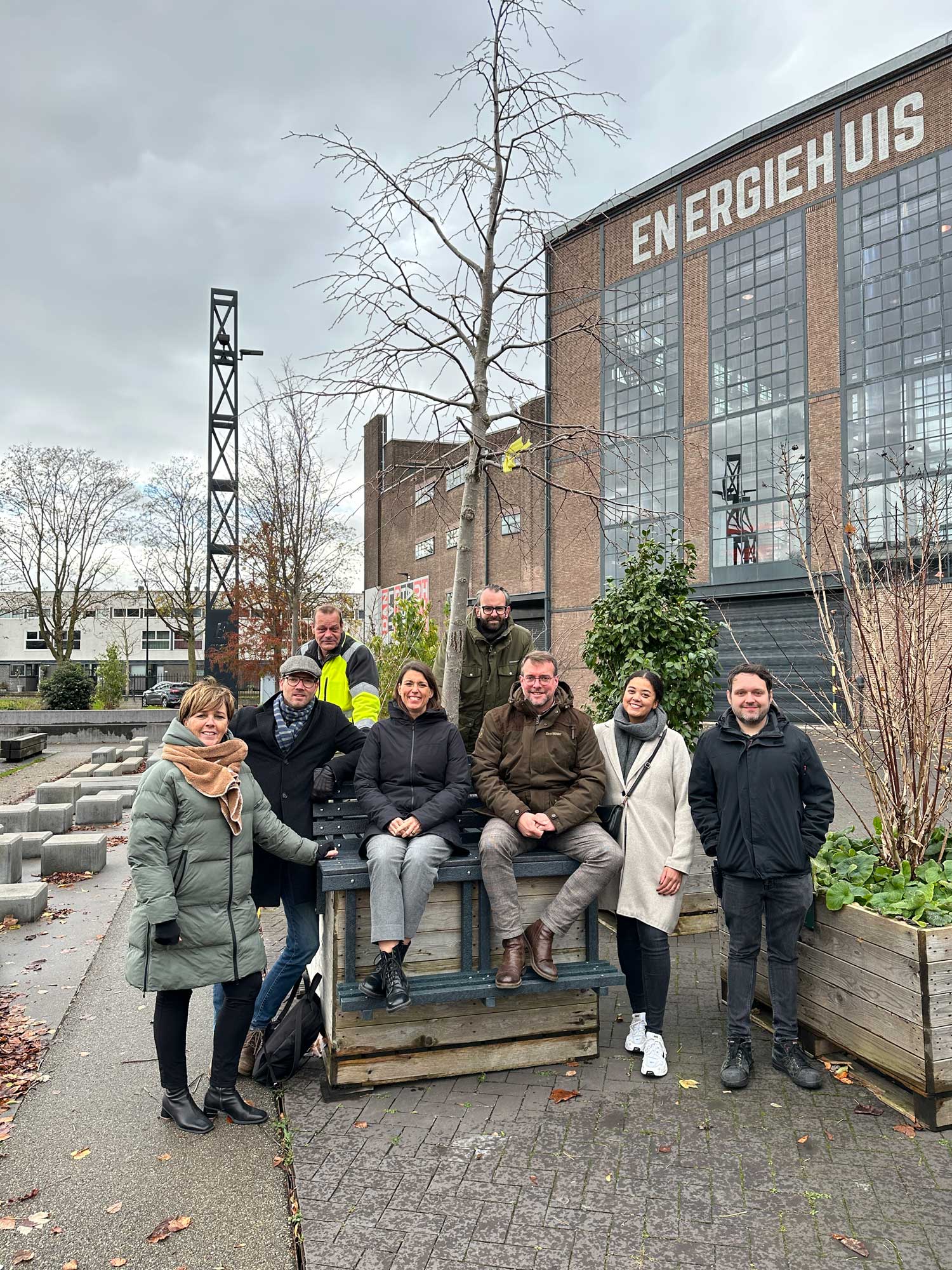 kunstof recycle bankjes project dordrecht 